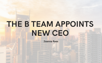 The B Team Appoints New CEO